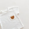 Teddy Bear Pocket T-Shirt and Shorts Set - Beekee