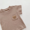 Teddy Bear Pocket T-Shirt and Shorts Set - Beekee