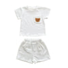 Teddy Bear Pocket T-Shirt and Shorts Set - Beekee