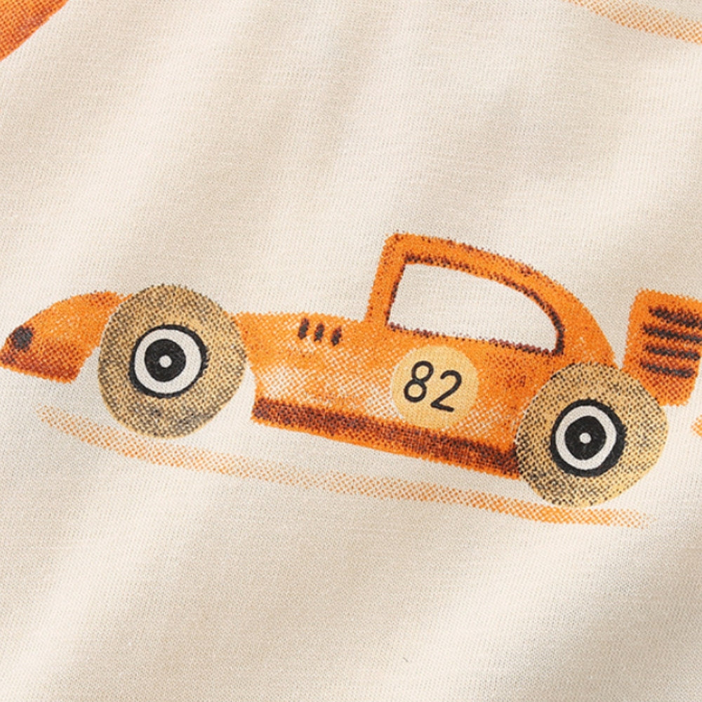 Vehicle Print Top and Shorts Set - Beekee