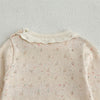 Vintage Knit Lace Collar Baby Romper - Beekee