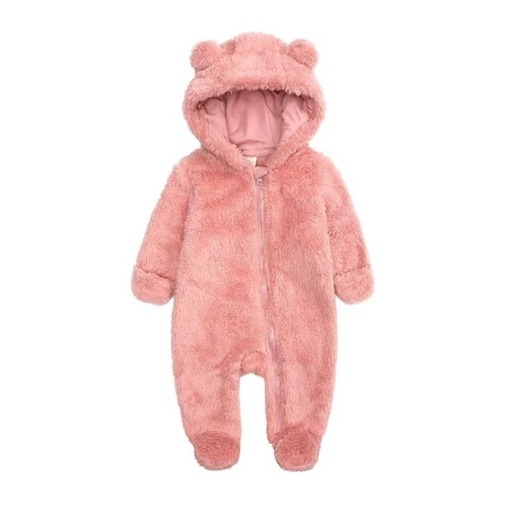 Warm Bear Hood Baby Overall Snowsuit - Beekee