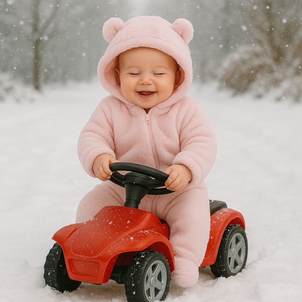 Warm Bear Hood Baby Overall Snowsuit - Beekee