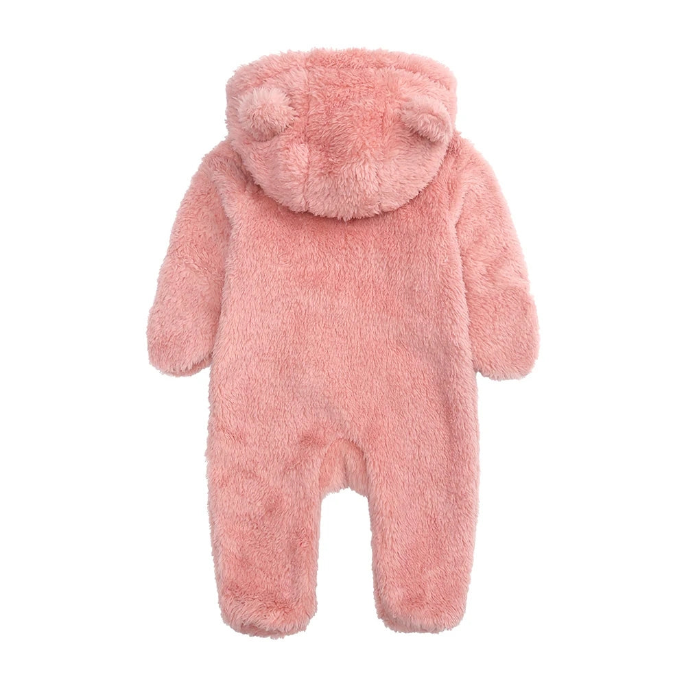 Warm Bear Hood Baby Overall Snowsuit - Beekee