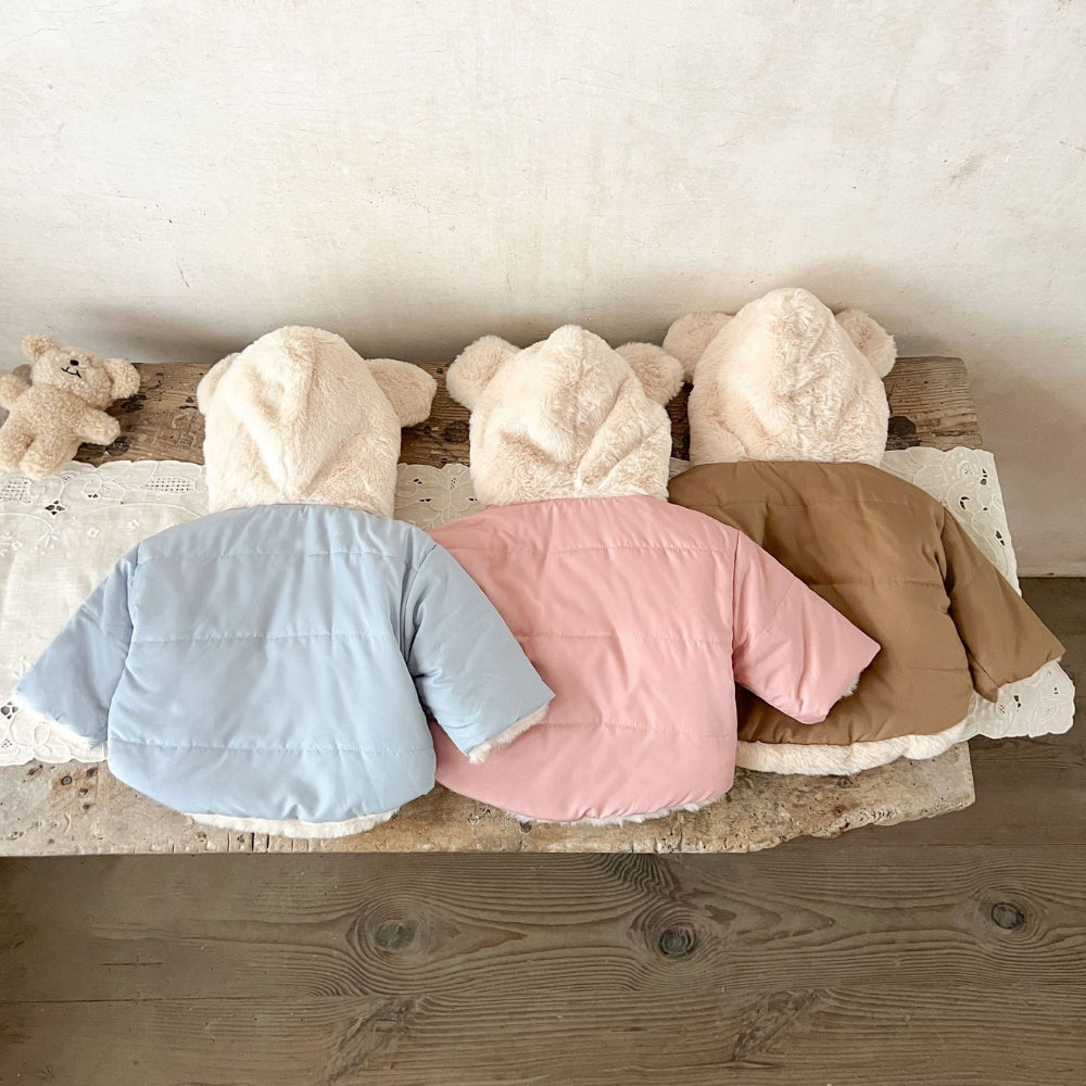 Warm Bear Hood Baby Winter Coat - Beekee