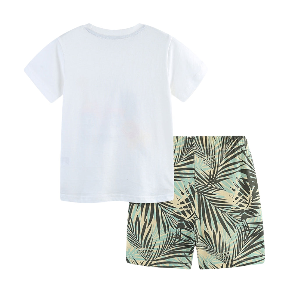Wild Safari Friends T-Shirt and Shorts Set - Beekee