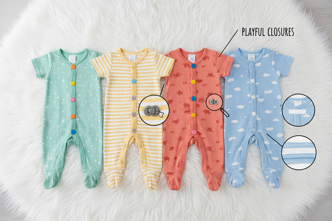 Best Easy-Change Toddler Rompers With Snaps and Magnetic Closures