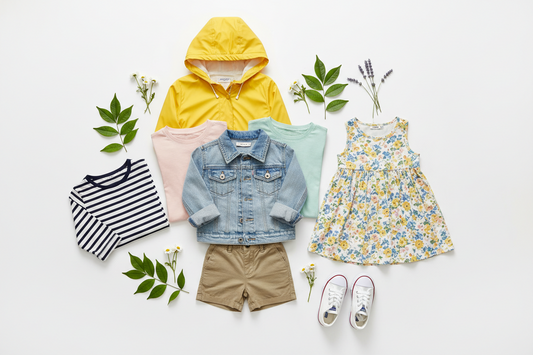 kids spring wardrobe essentials 2026 breathable layered outfits for toddlers