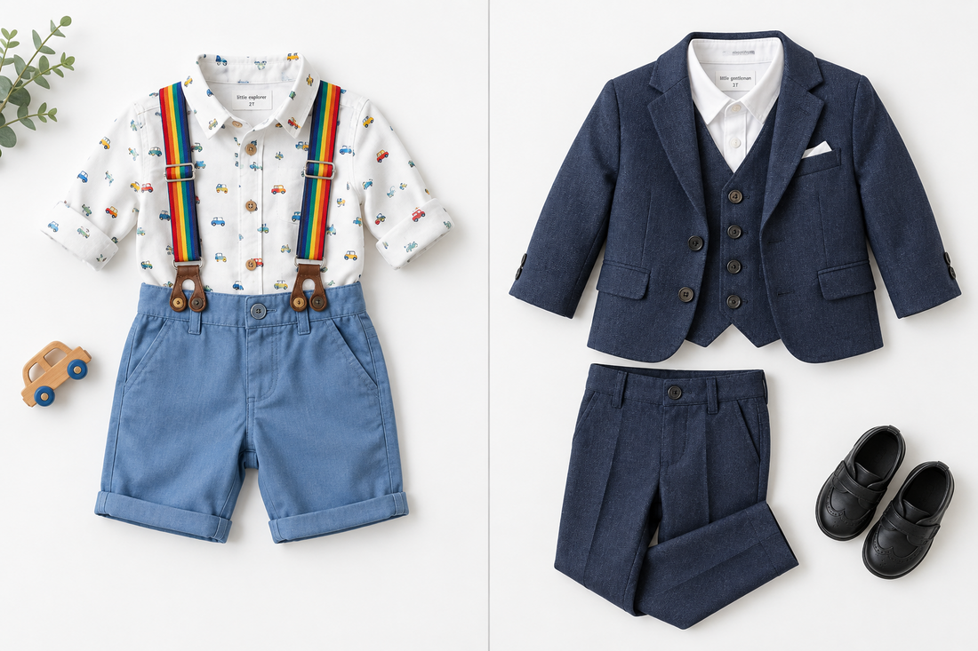 Toddler Suspender Sets vs. Three Piece Suits