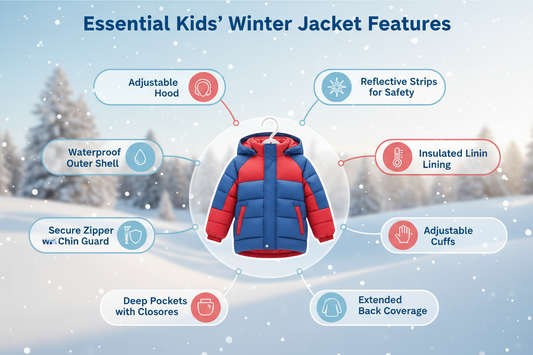 What to Look for in Kids' Winter Jacket Features 