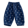 Adorable Star Print Denim Pants for Toddlers-Beekee