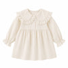 Precious Lace Collar Long Sleeve Dress for Girls-Beekee