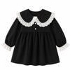 Precious Lace Collar Long Sleeve Dress for Girls-Beekee