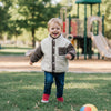 Cozy Two-Tone Sherpa Kids Jacket - Beekee