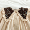 Floral Collar Baby Romper & Sister Dress Set-Beekee