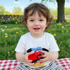 Cute Puppy 3D T-Shirt & Striped Shorts for Kids - Beekee