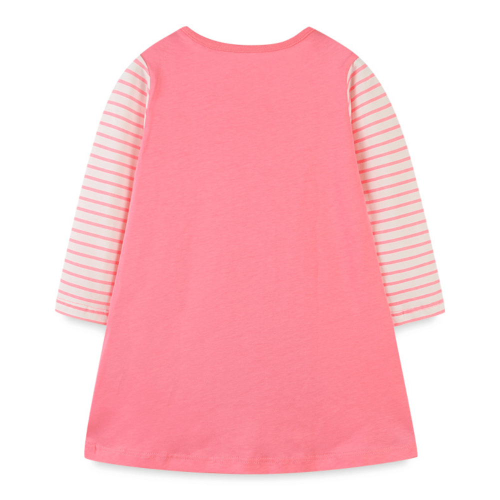 Festive Christmas Tree Girls Long Sleeve Dress - Beekee