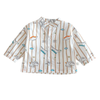 Cute Playful Print Button Up Shirt for Toddlers-Beekee