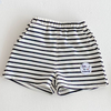 Cute Puppy 3D T Shirt & Striped Shorts Set for Kids-Beekee