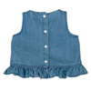 Sweet Denim Ruffle Top & Bloomer Baby Set - Beekee