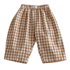 Cute Gingham Check Kids' Summer Shorts - Beekee