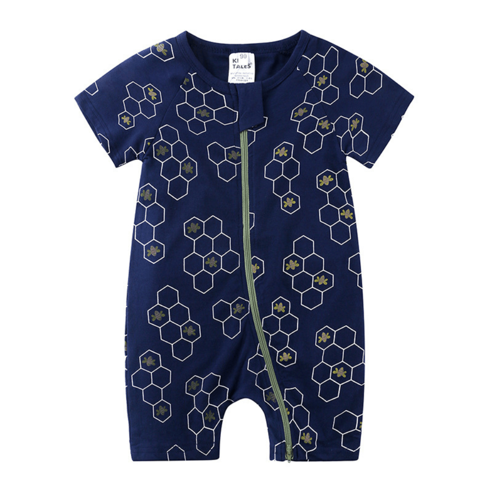 Fun Print Soft Cotton Baby Romper - Beekee