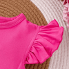 Sparkly Butterfly Ruffle Top & Shorts Set - Beekee