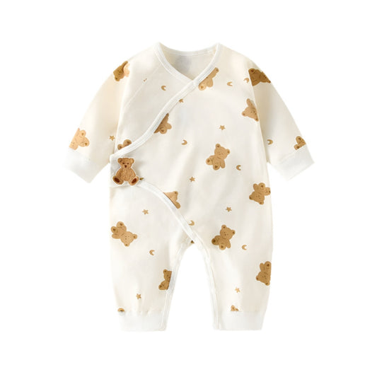 Adorable Cartoon Print Baby Jumpsuit - Beekee