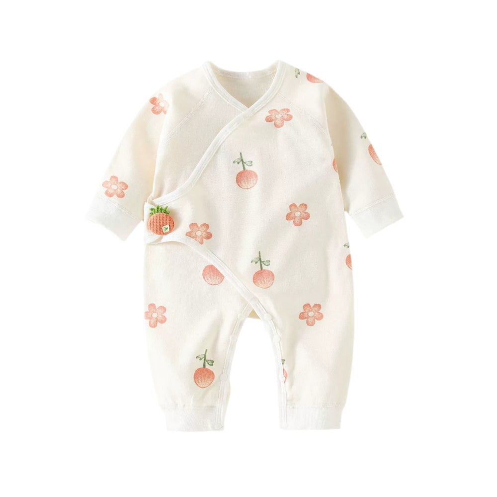 Adorable Cartoon Print Baby Jumpsuit - Beekee
