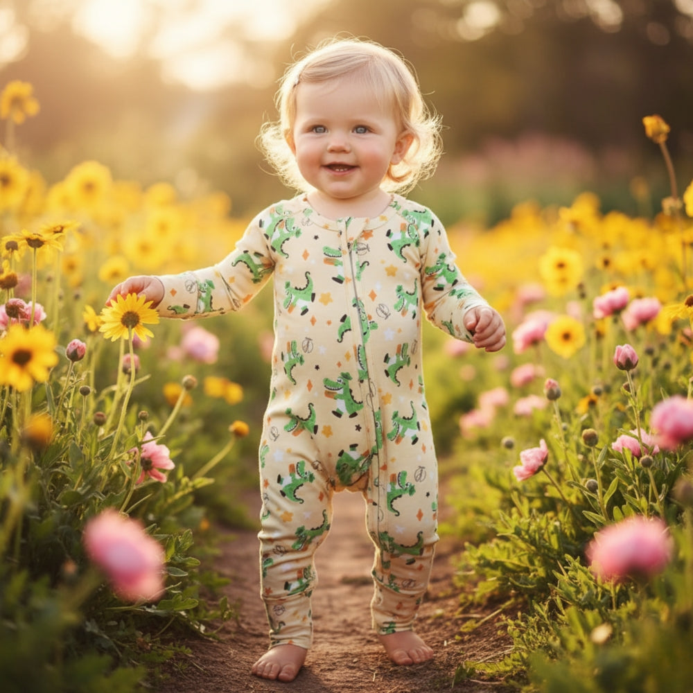 Adorable Alligator Baby Sleep Romper - Beekee