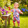 Adorable Colorful Print Baby Romper - Beekee