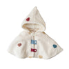 Adorable Heart Fleece Hooded Baby Cape - Beekee