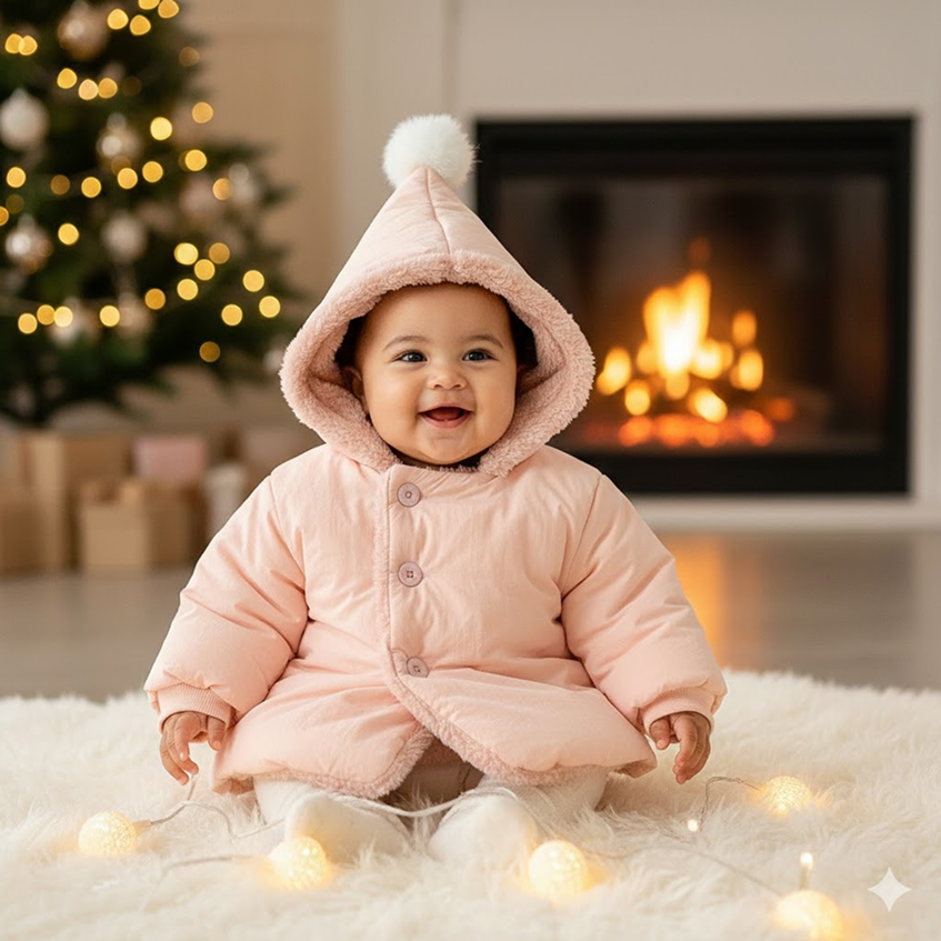 Adorable Hooded Baby Winter Coat - Beekee