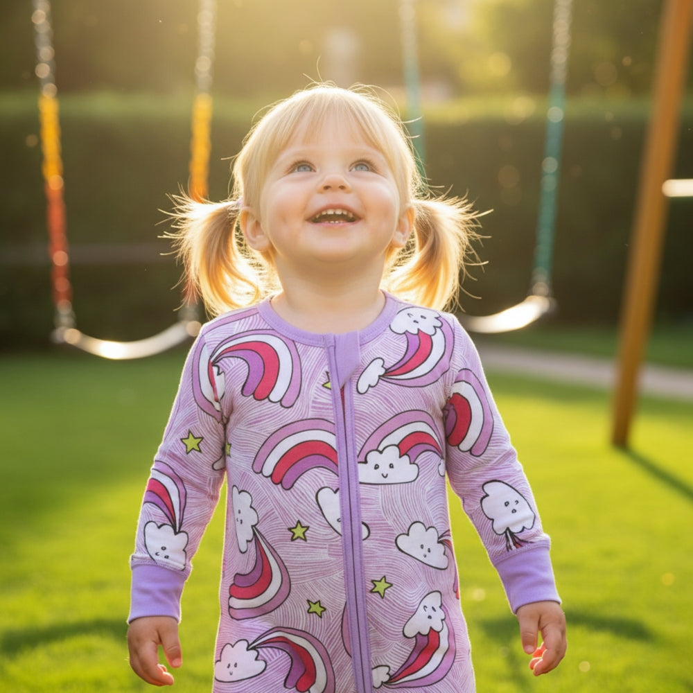 Adorable Tropical Print Baby Romper - Beekee