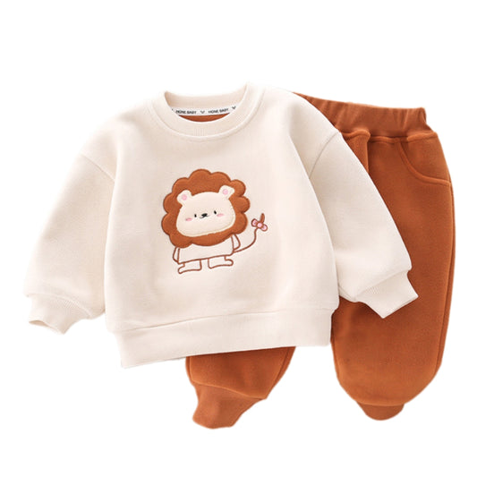Animal Print Cozy Matching Sweat Set - Beekee