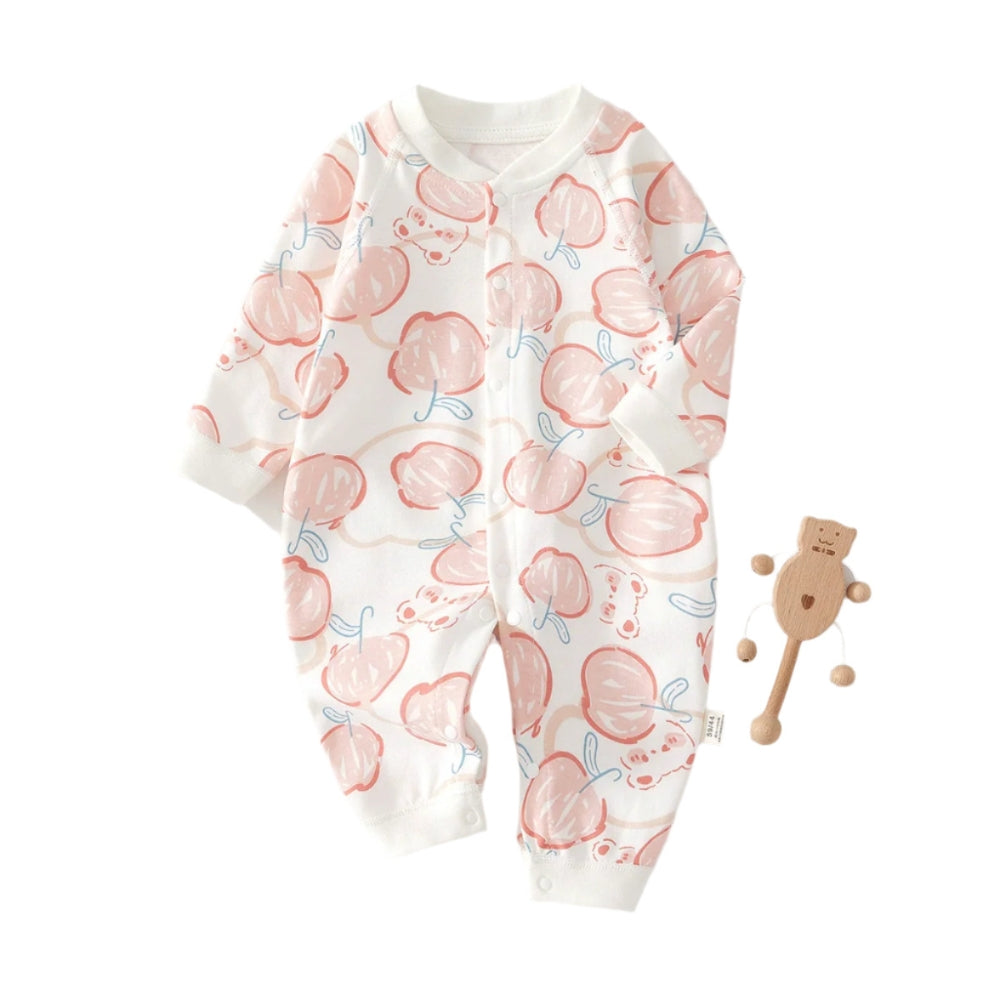Animal and Fruit Print Baby Romper - Beekee