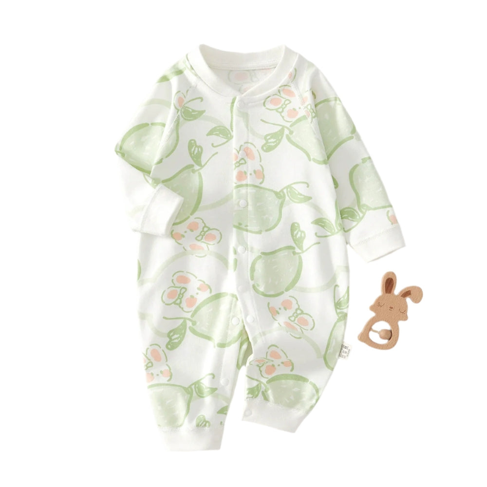 Animal and Fruit Print Baby Romper - Beekee