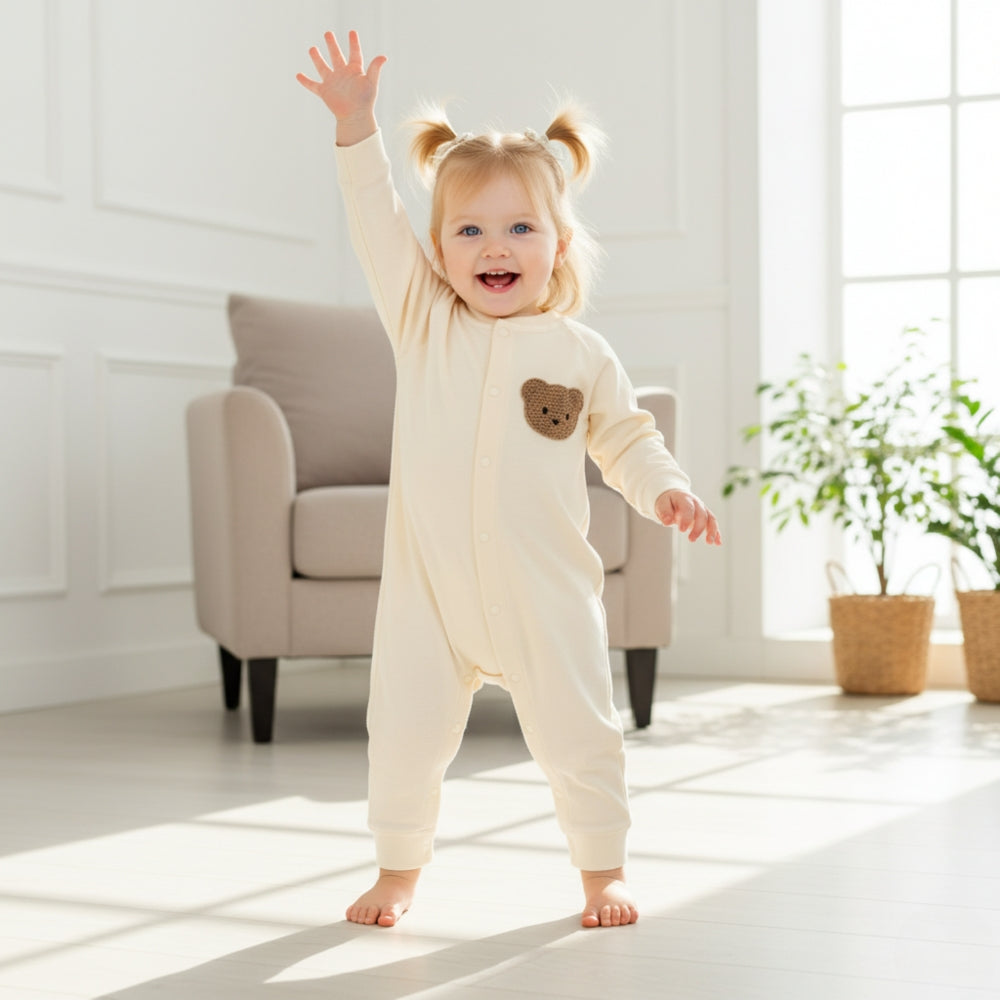 Animal and Fruit Print Baby Romper - Beekee