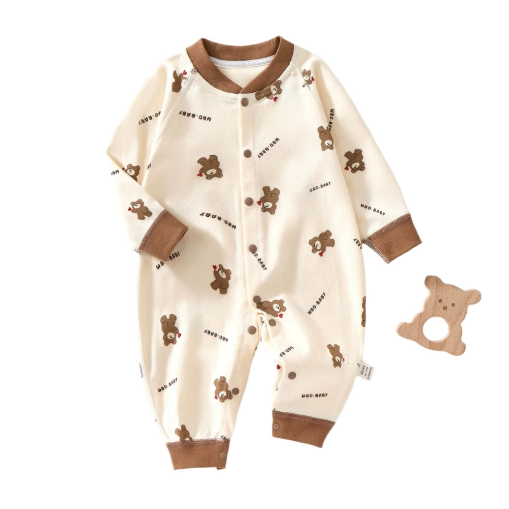 Animal and Fruit Print Baby Romper - Beekee