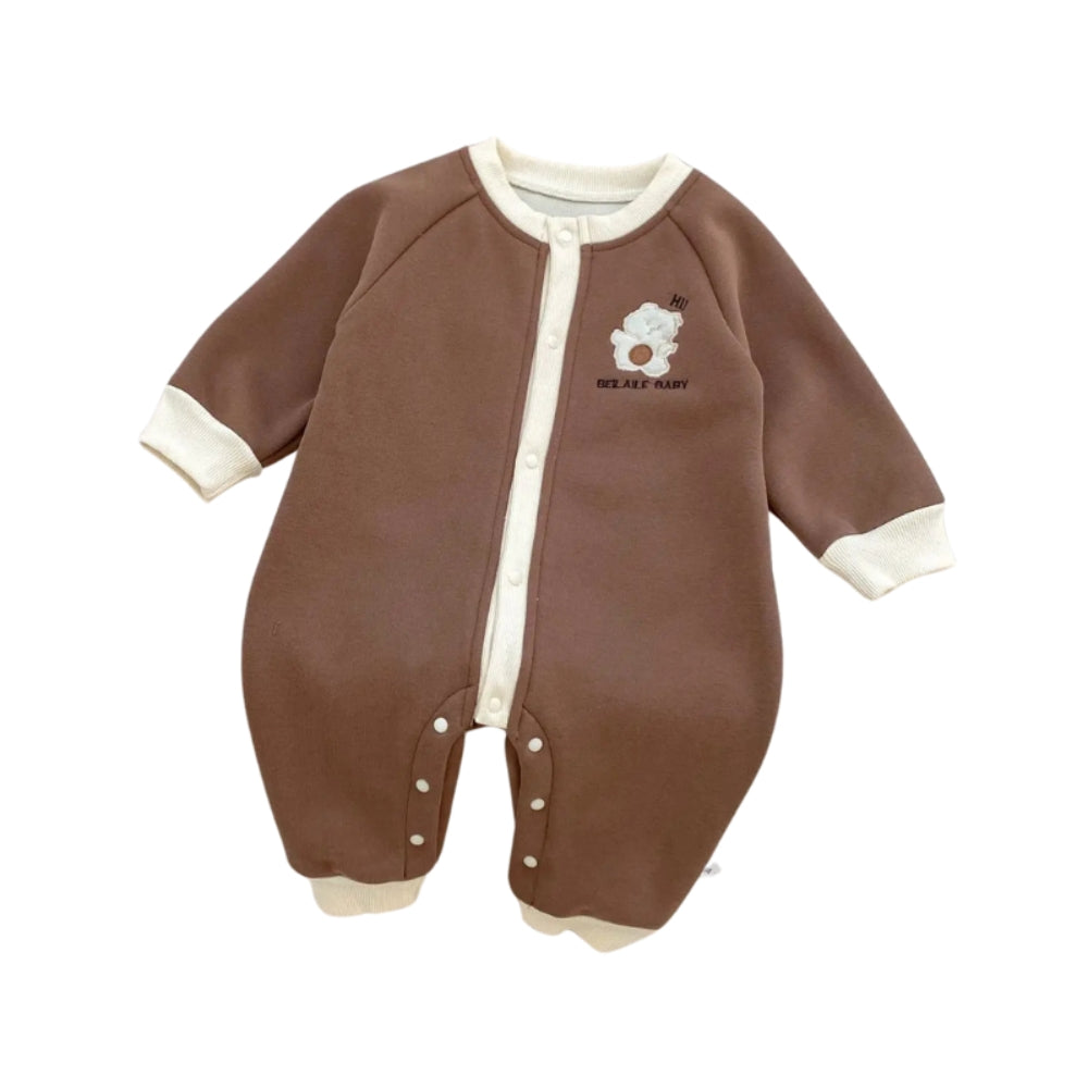 Bear Print Baby Jumpsuit - Beekee