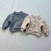 Bear Print Sweatshirt and Jogger Set - Beekee