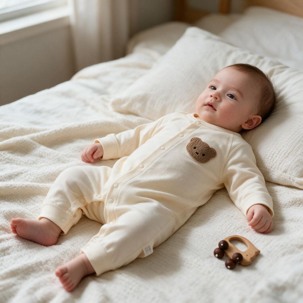 Animal and Fruit Print Baby Romper