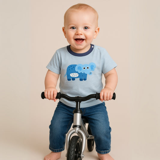 Boys Cotton Animal Print T-Shirt - Beekee