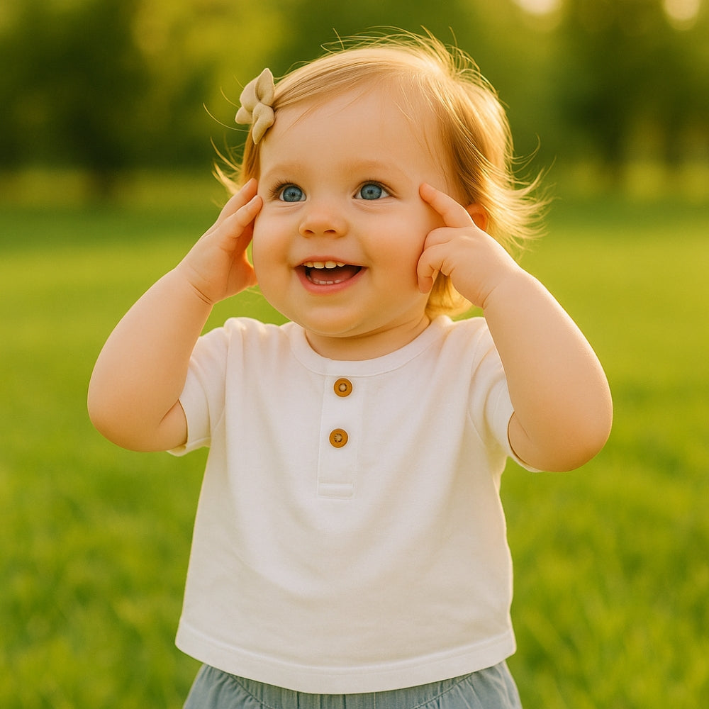 Boys Cotton Henley Shirt - Beekee