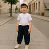 Boys Cotton Cargo Jogger Pants- Beekee