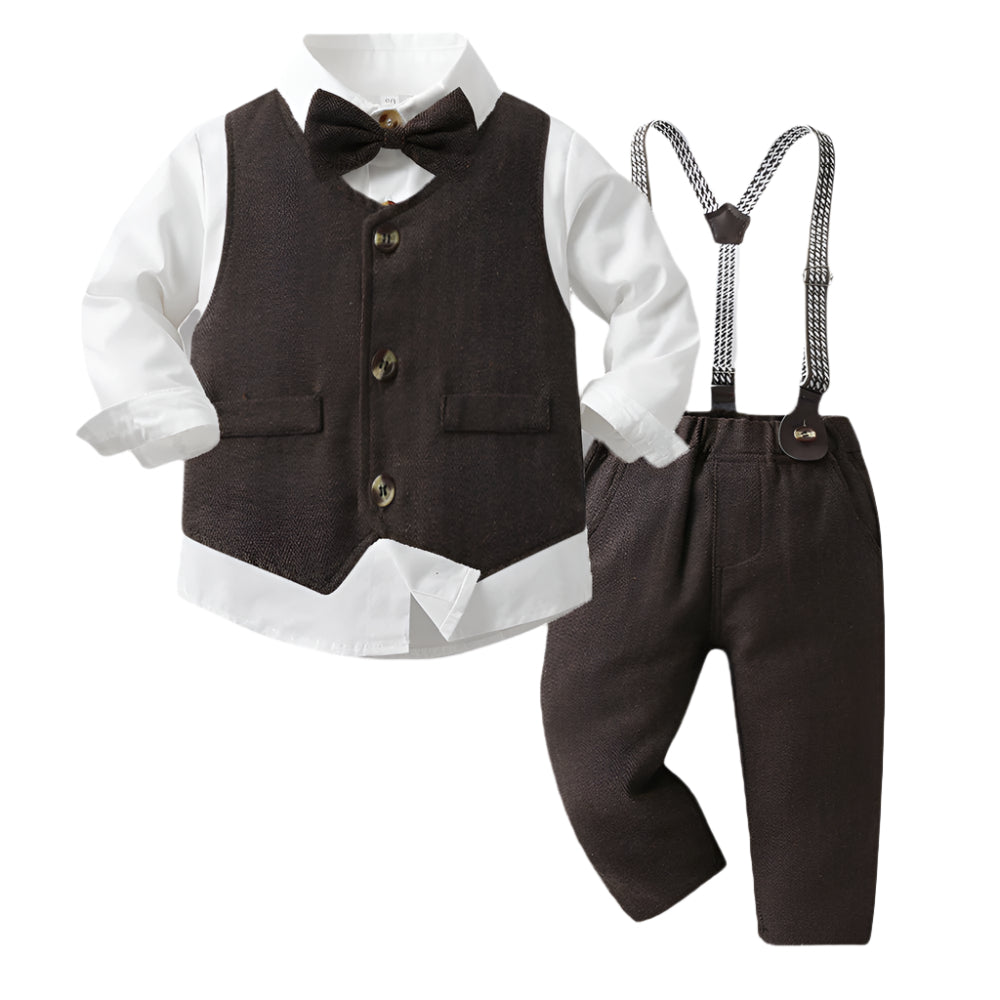 Boys Formal Outfit Bow Tie Suit Set - Beekee