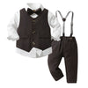 Boys Formal Outfit Bow Tie Suit Set - Beekee