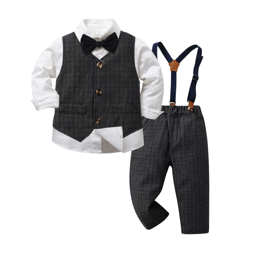 Boys Formal Outfit Bow Tie Suit Set - Beekee