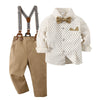 Boys' Formal Suspender Bow Tie Set - Beekee