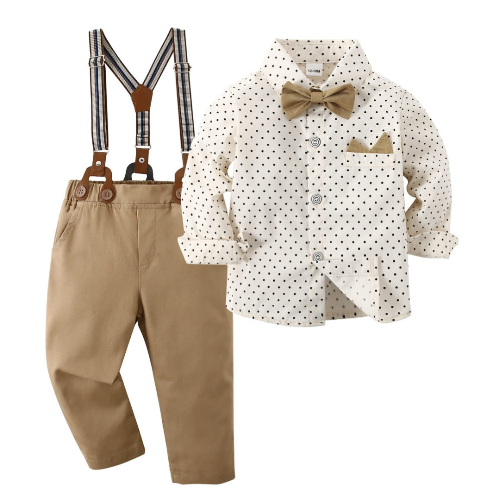 Boys' Formal Suspender Bow Tie Set - Beekee
